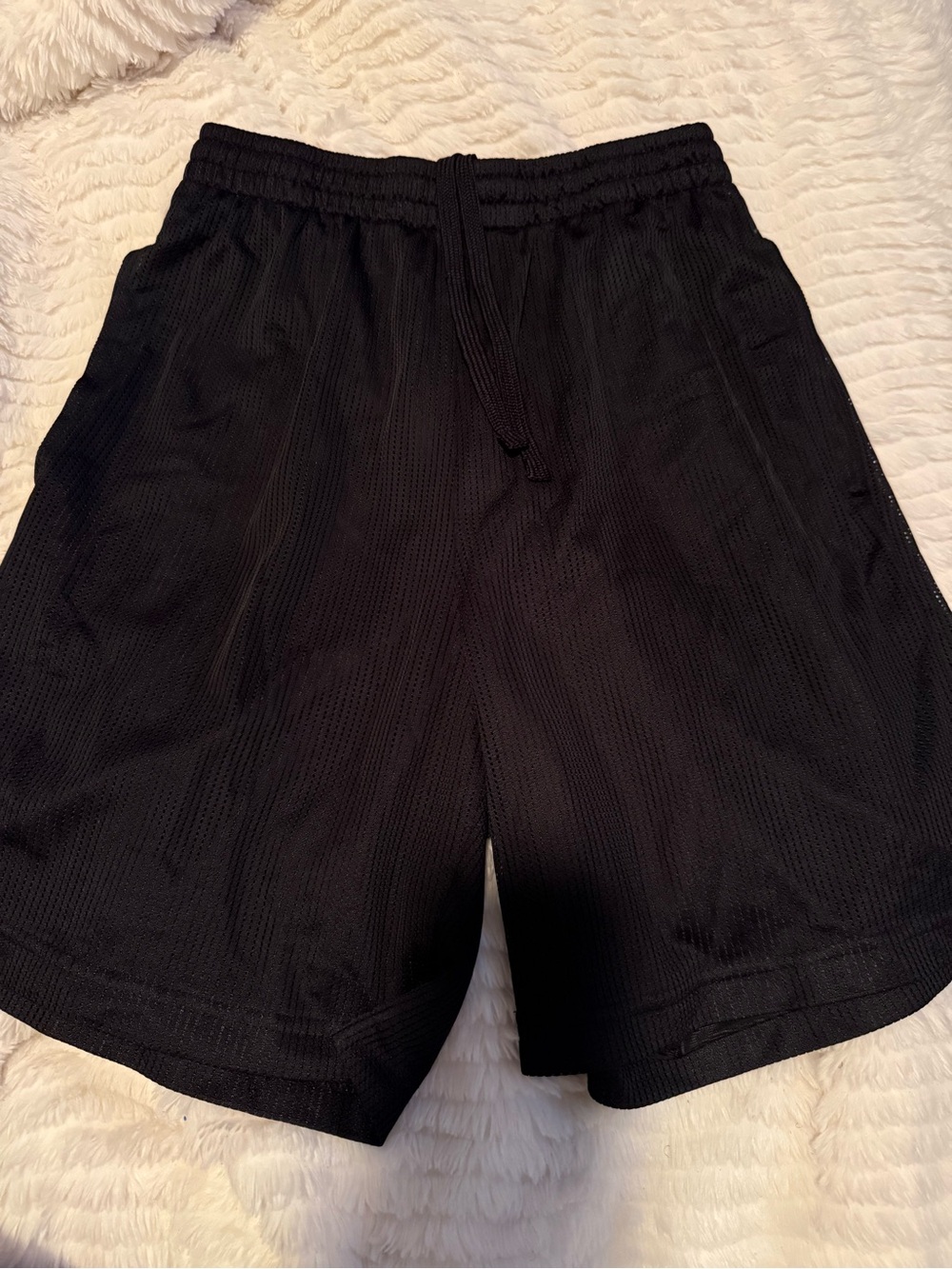 STARTER Black Women's Athletic Mesh Shorts